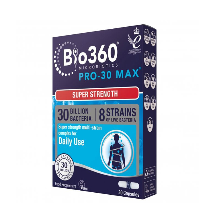 Natures Aid Bio360 Pro-30 Max (30 Billion Daily Probiotic) 30